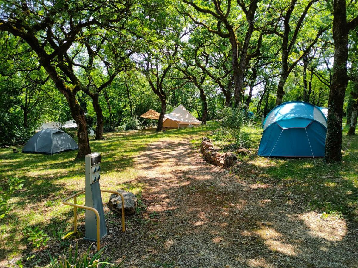 Camping Le Bel Air Mobil Home Le Palmier 4 Personnes Limogne-en-Quercy ภายนอก รูปภาพ