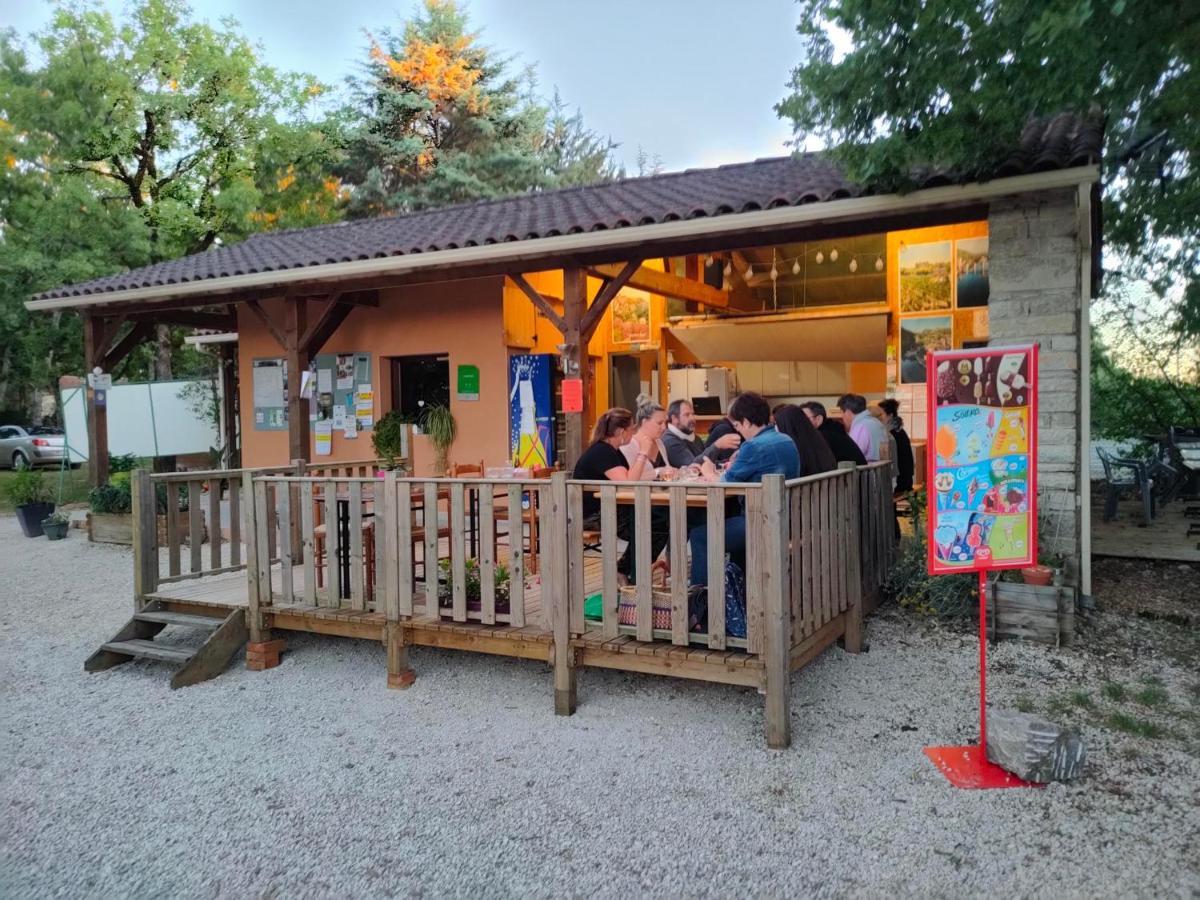 Camping Le Bel Air Mobil Home Le Palmier 4 Personnes Limogne-en-Quercy ภายนอก รูปภาพ